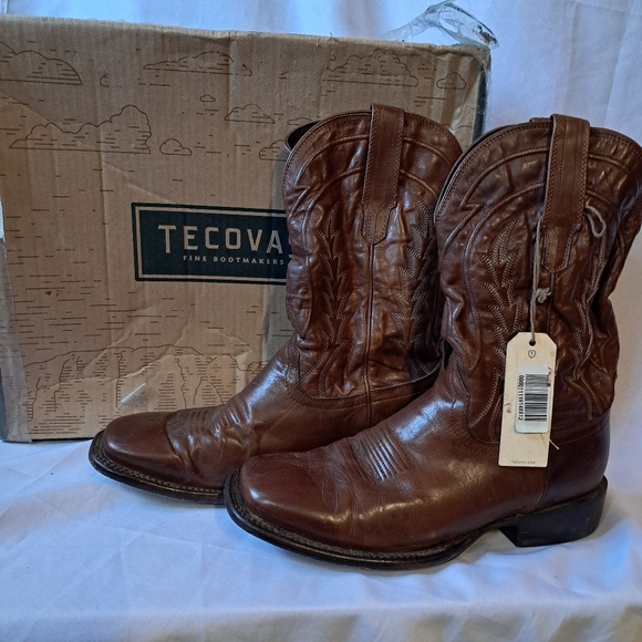 NEW Mens Tecovas THE DOC square Toe Western Boots Sz. 11EE